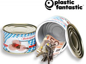Konservendose Safe Schinkenwurst – mobile Sicherheitstechnik